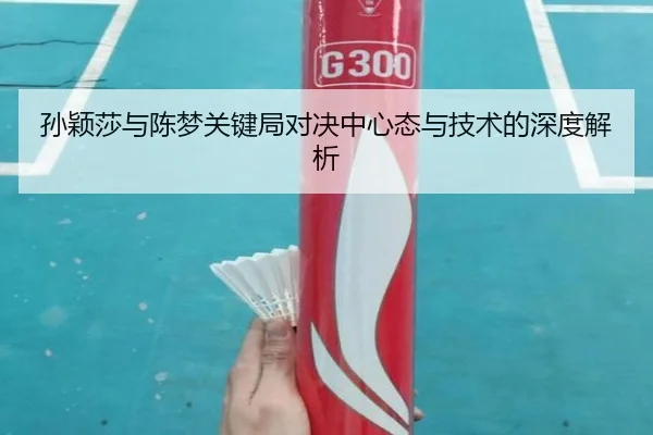 孙颖莎与陈梦关键局对决中心态与技术的深度解析